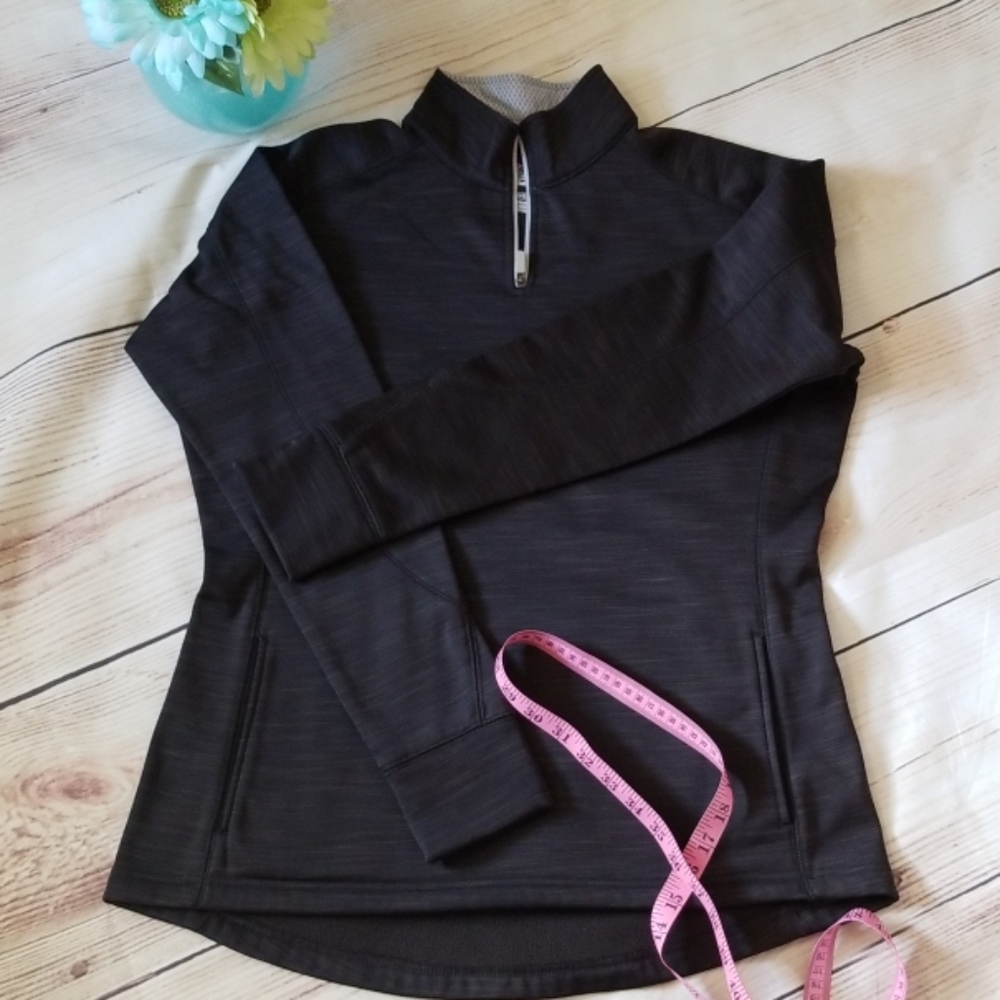Majestic Fan Fashion Half Zipper Pullover Sz L